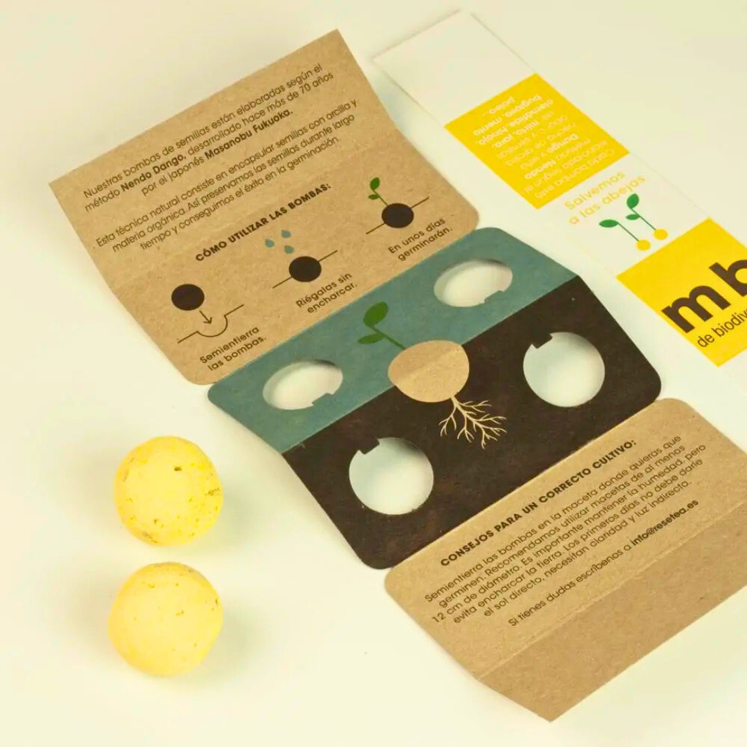 Bombas de biodiversidad “Salvemos a las abejas” - Resetea