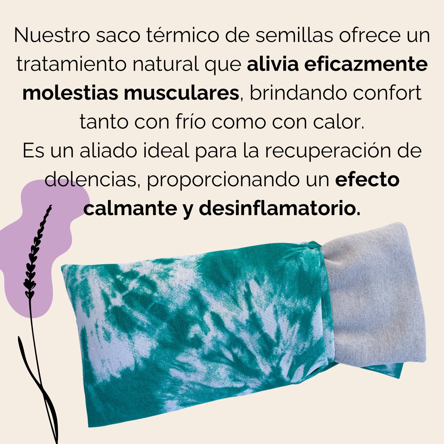 Saco Térmico Artesanal con funda Batik - Stigorvi