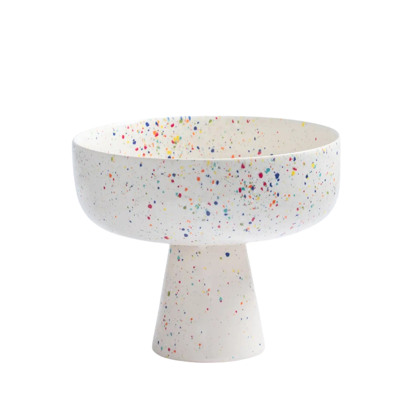 Frutero New Party de 23 cm, color blanco - Egg Back Home