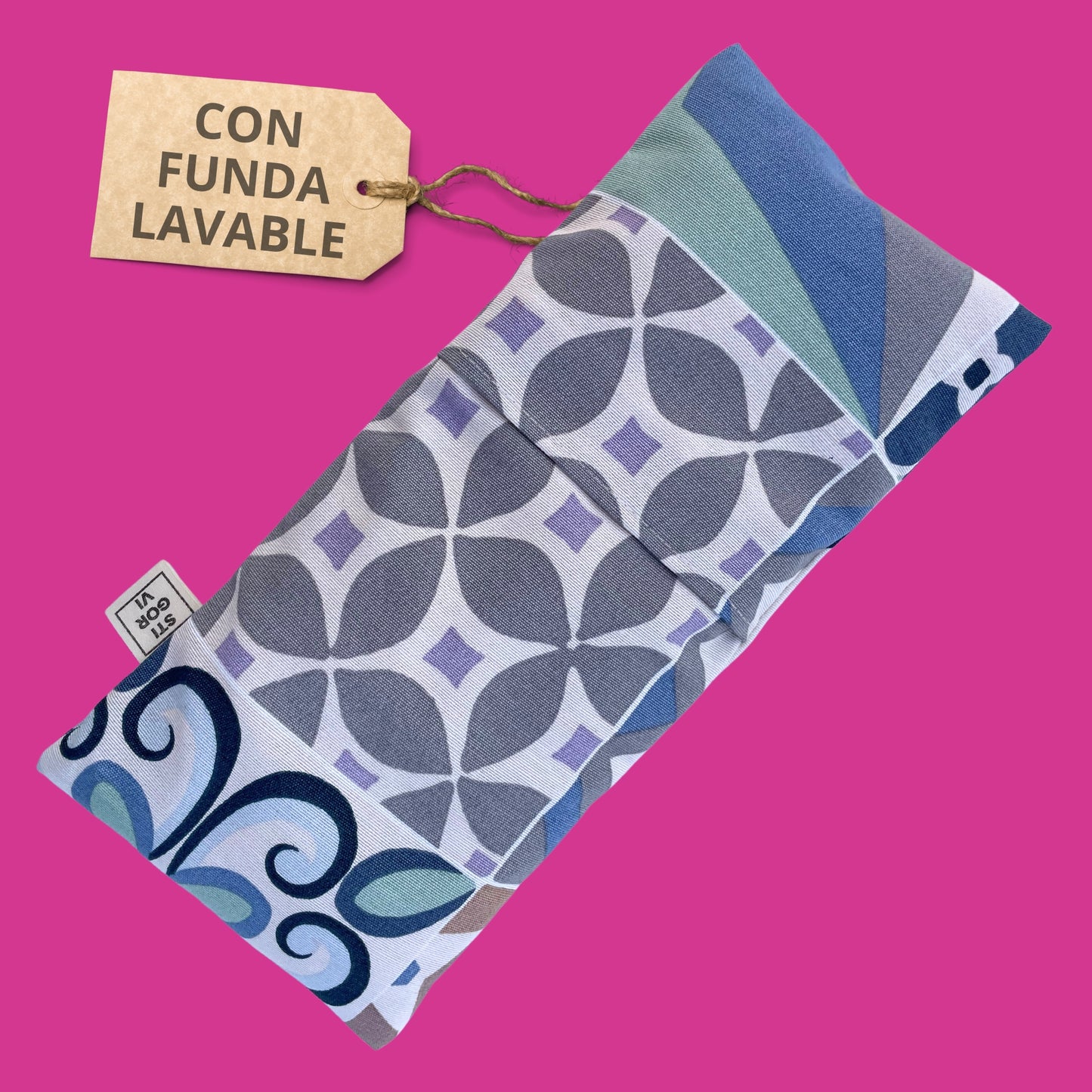 Saco Térmico Artesanal con funda Mosaico - Stigorvi