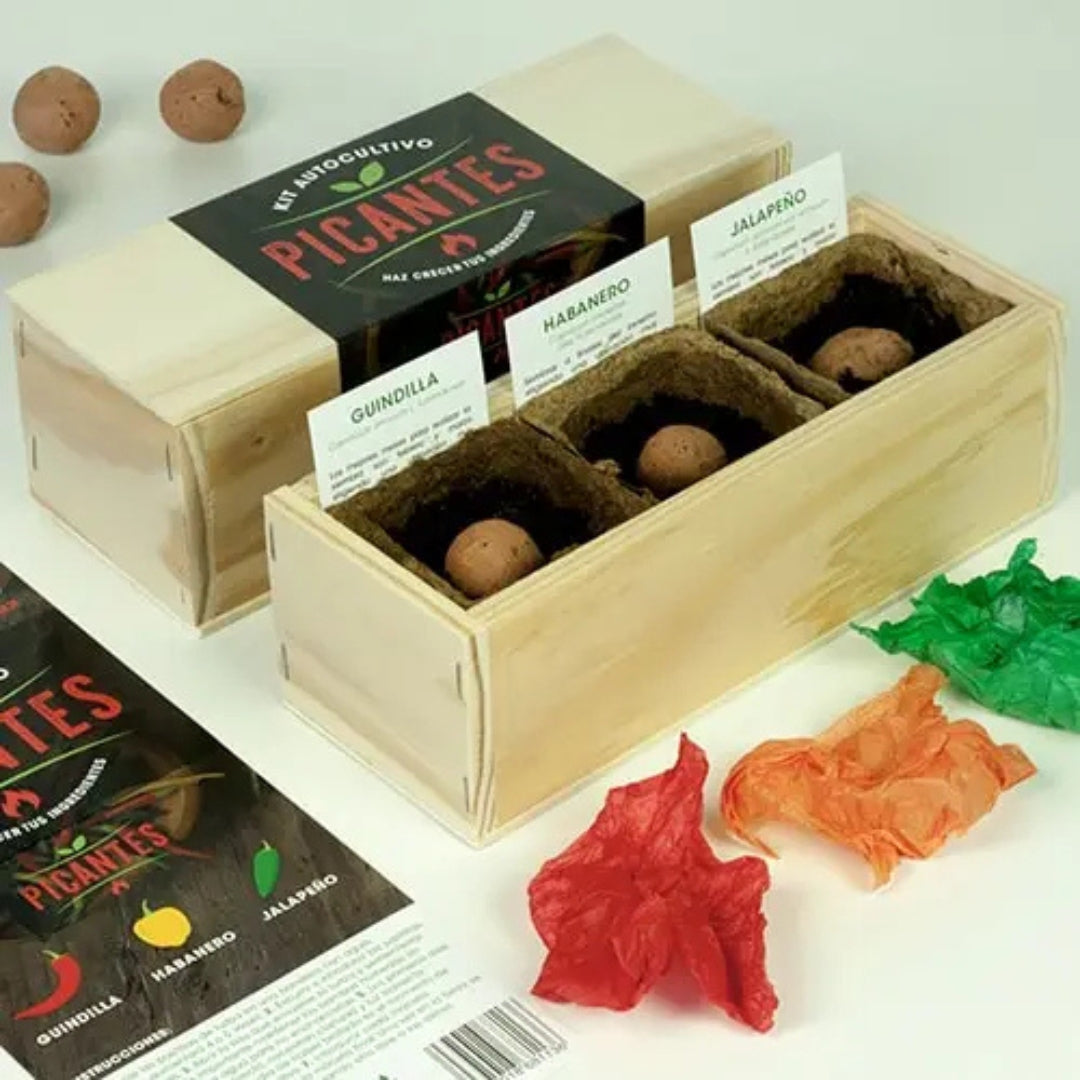 Kit autocultivo Picantes - Resetea