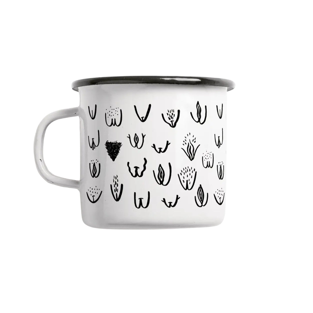 Taza esmaltada Vulvarines - Typealive