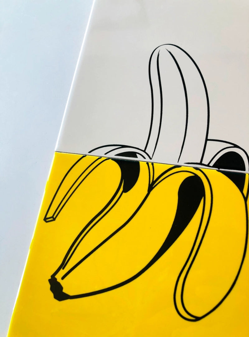 Mural decorativo cerámica autoadhesivo, Banana - Bussoga