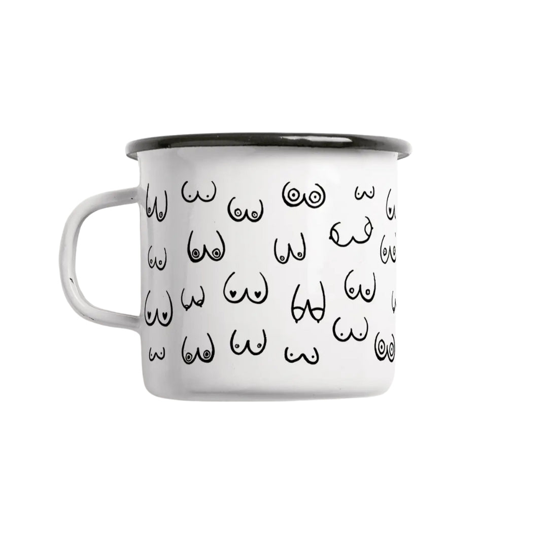 Taza esmaltada Boob Friends - Typealive