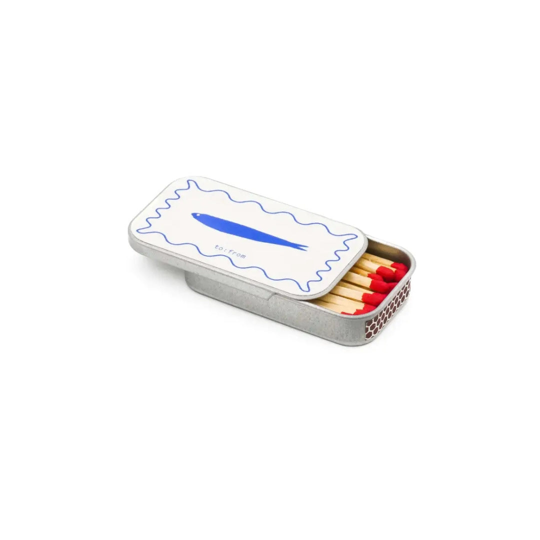 Caja de cerillas SARDINAS - To:from