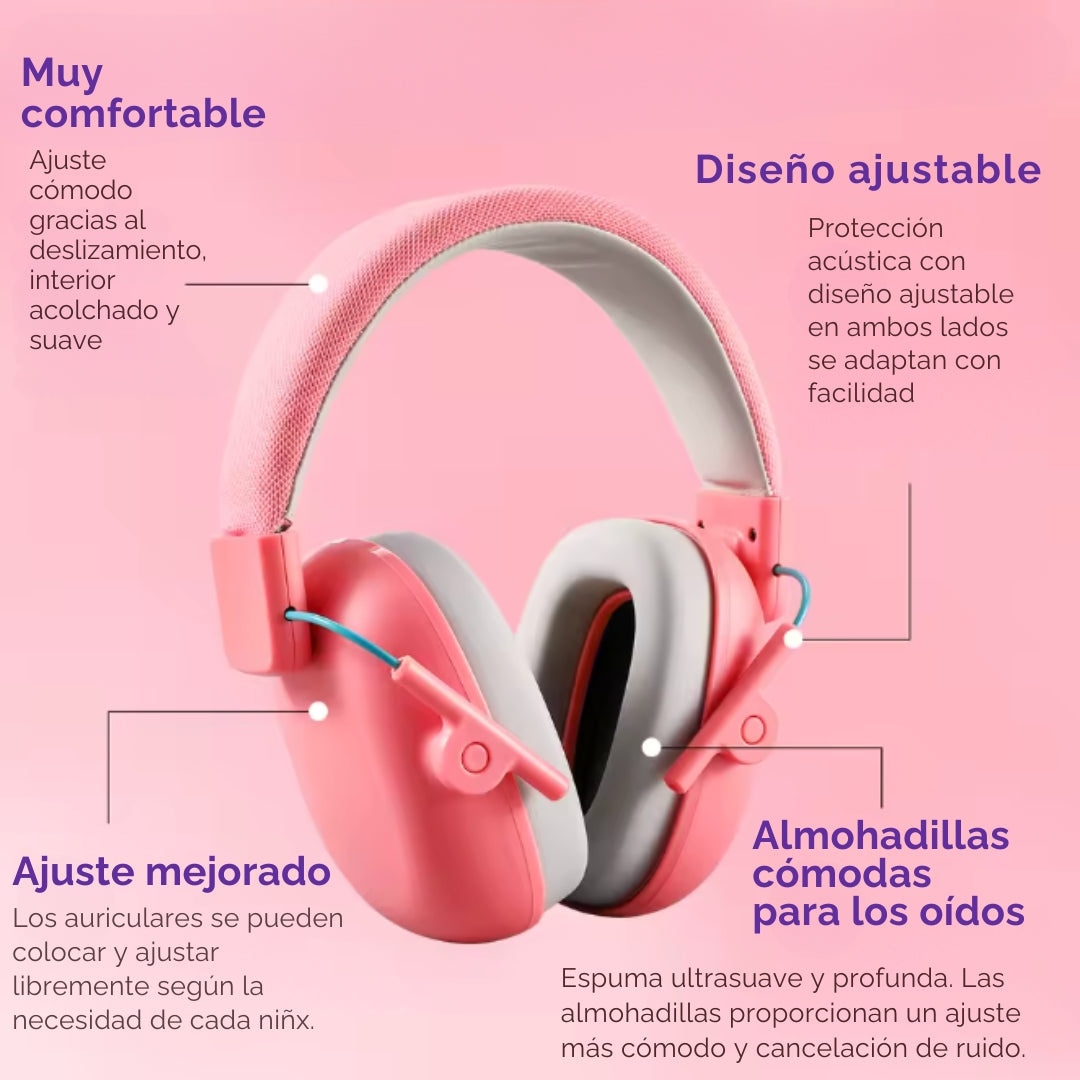 Orejeras Antiruido Plegables para Niñxs Verde - Stigorvi