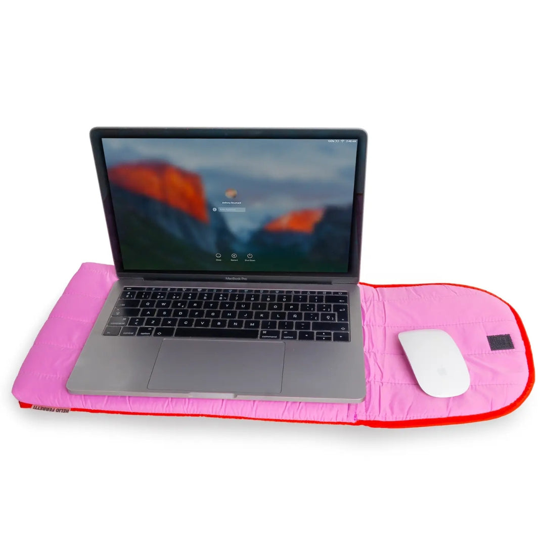 Funda Acolchada para Portátiles de 15" rosa - Helio Ferretti