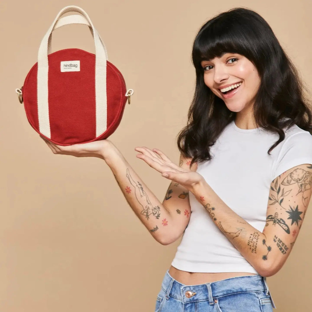 Bolso redondo Louis Terracota - Hindbag