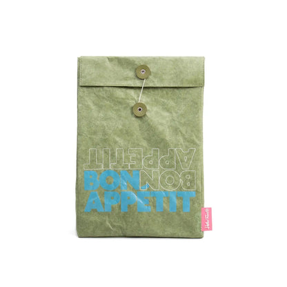 Bolsa de almuerzo vintage verde - Helio Ferretti