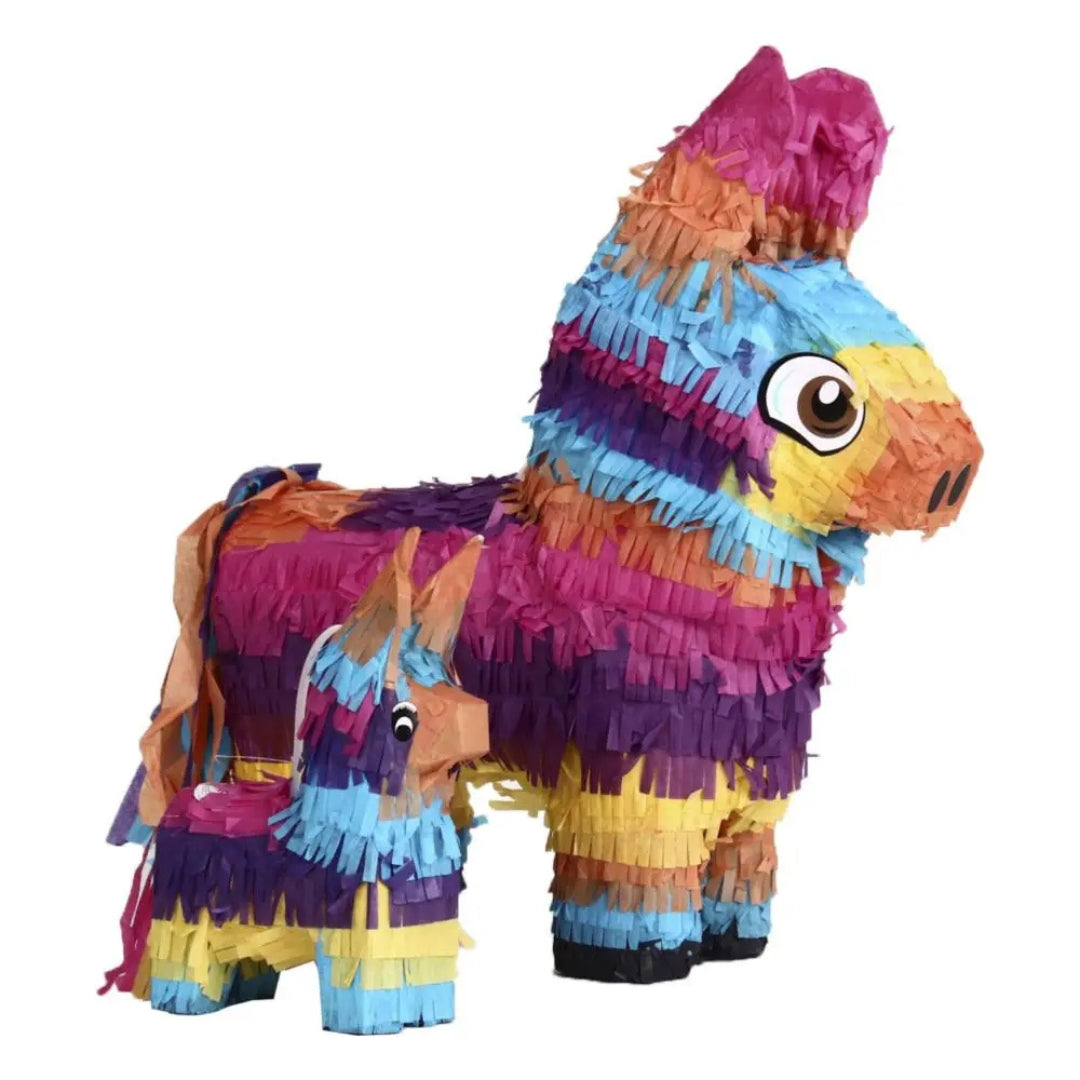 Mini Piñata Burro de Cartón – Diversión Compacta para Fiestas Memorables