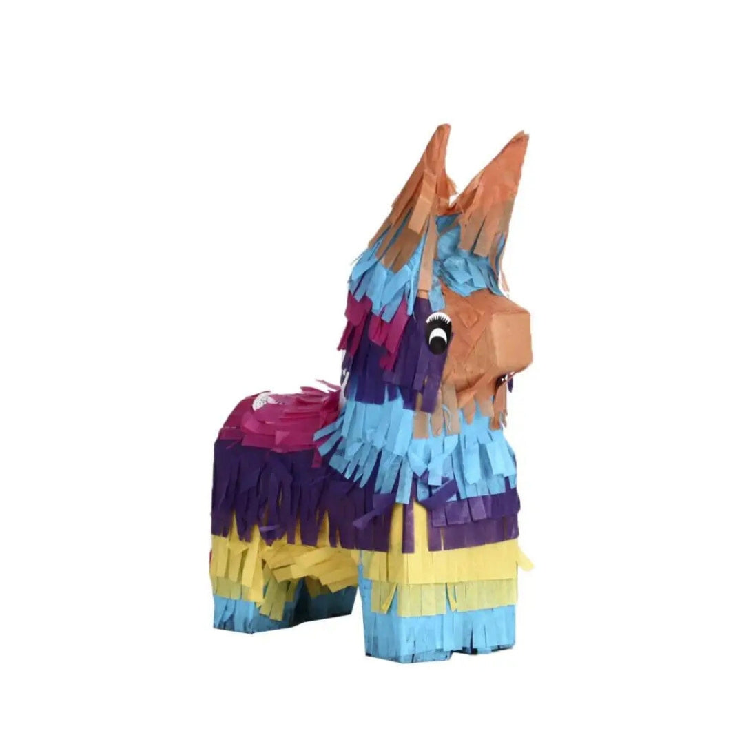 Mini Piñata Burro de Cartón – Diversión Compacta para Fiestas Memorables